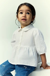 Plumeti Cotton Blouse