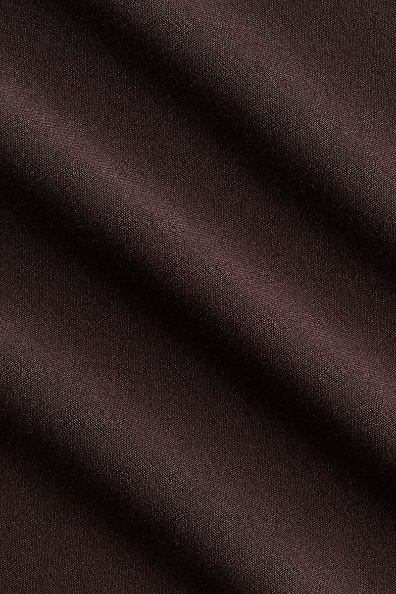 Brushed Jersey Wrap Top