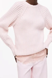 Rib-Knit Sweater