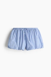 Cotton Balloon-Leg Beach Shorts