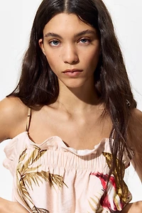 Loose-Fit Strappy Dress