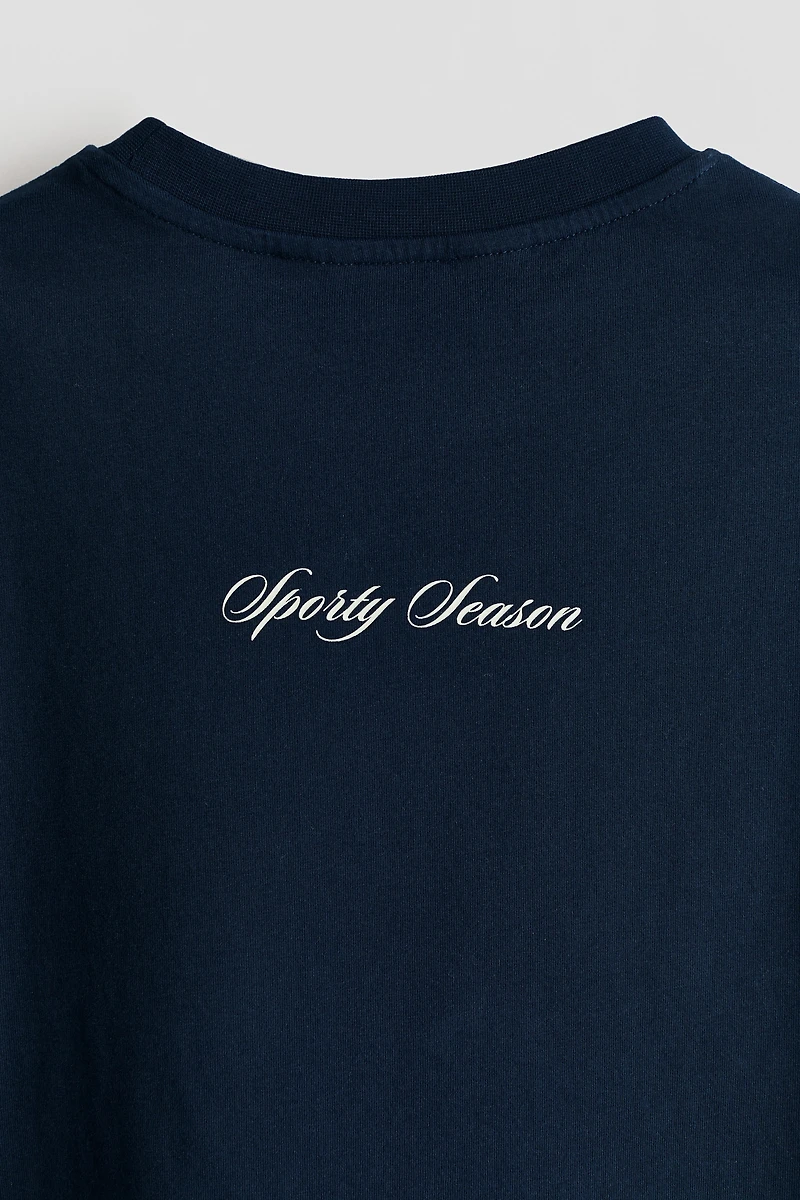 T-shirt imprimé en coton