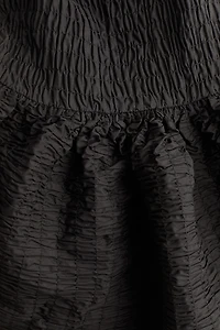 Robe bandeau smockée