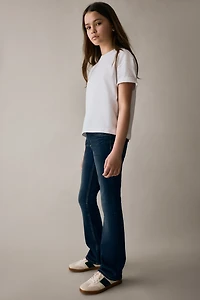 Bootcut Leg Low Jeans