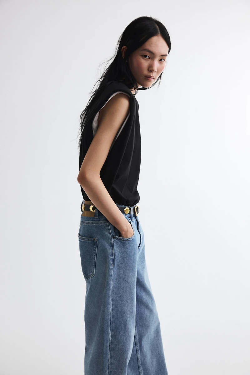 Tank Top with Shoulder Pads