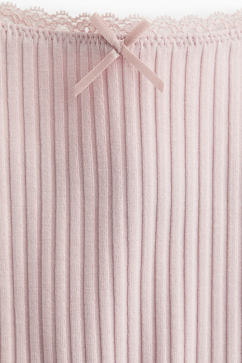Lace-Trimmed Strappy Top