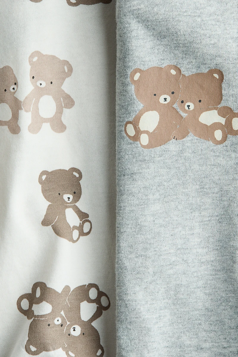 2-pack Zip-up Pajama Jumpsuits