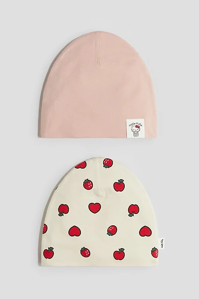 2-Pack Cotton Beanies