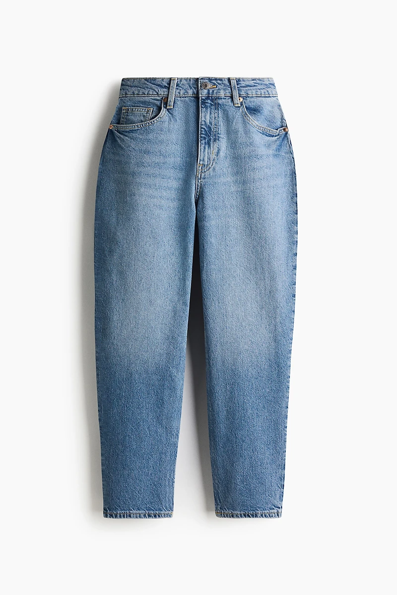 Mom Slim-Fit High-Waist Ankle Jeans