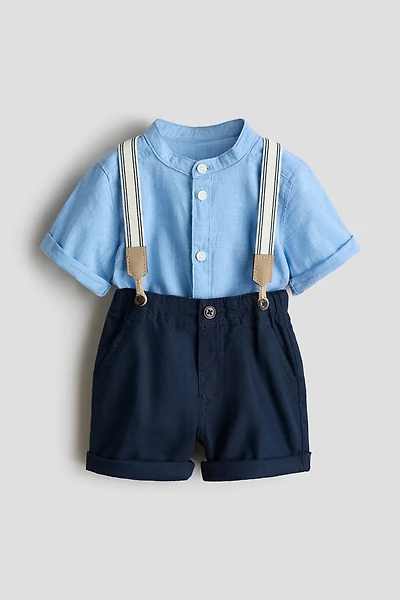 2-Piece Set with Suspenders