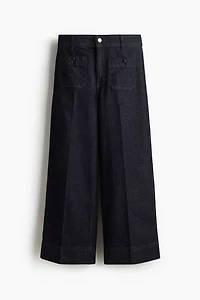 Wide High Ankle Jeans