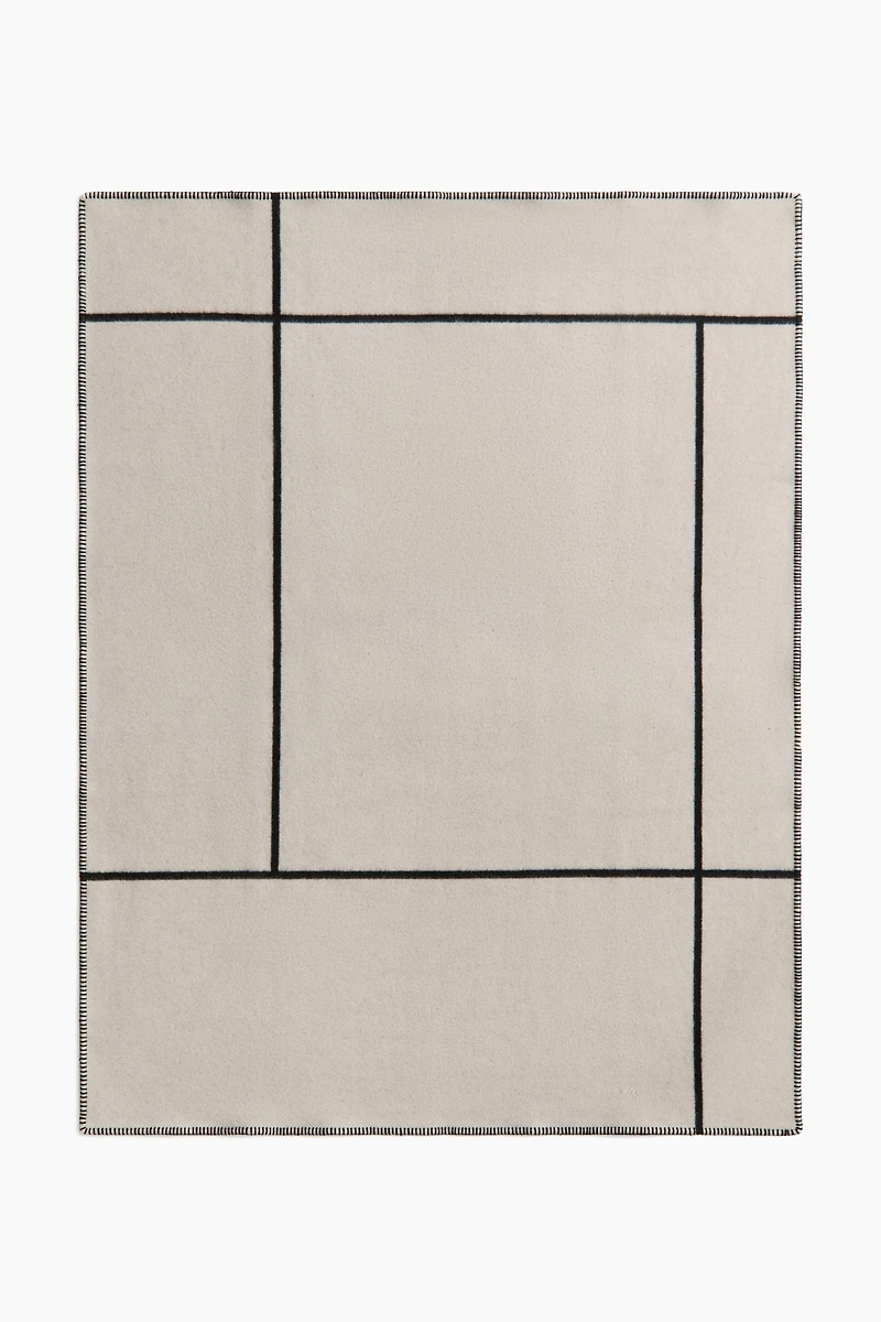 Wool-Blend Throw