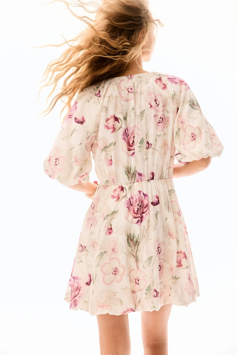 Bubble-Hem Dress