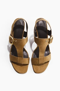 Block-Heeled Sandals