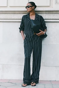 Loose-Fit Twill Pants