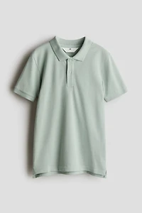 Cotton Pique Polo Shirt