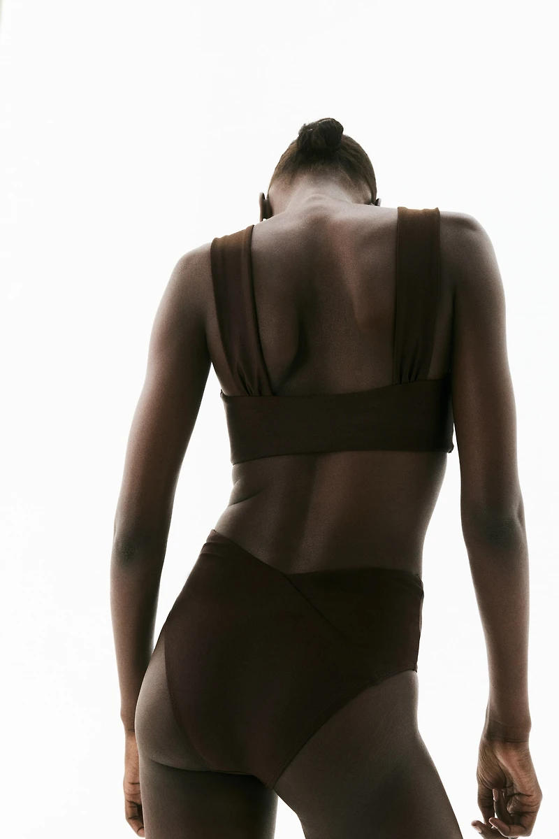 High Rise Cheeky Bikini Bottoms