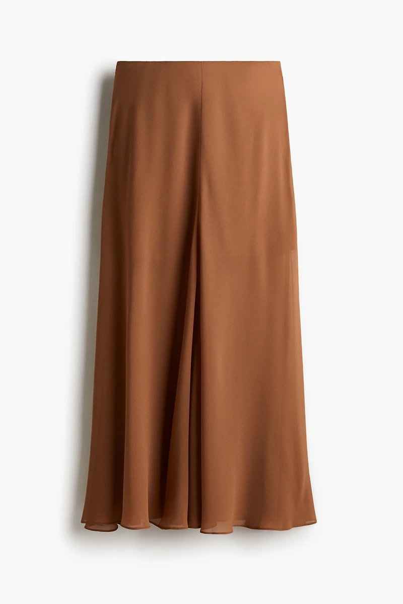 Chiffon maxi skirt