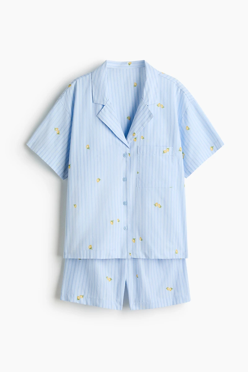 Pajama Shirt and Shorts