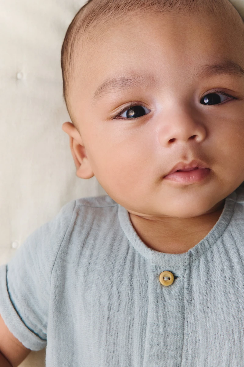 Cotton Muslin Romper Suit