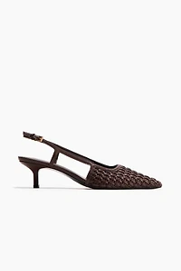 Escarpins à bride arrière petit talon