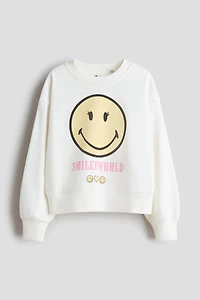 Chandail ample imprimé