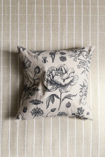 Linen-Blend Cushion Cover