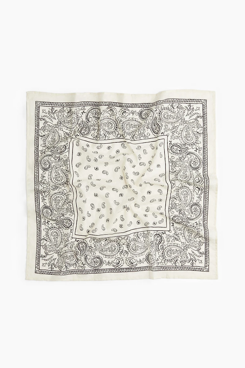 Eyelet-Embroidered Scarf