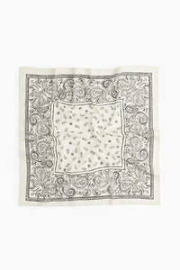Eyelet-Embroidered Scarf