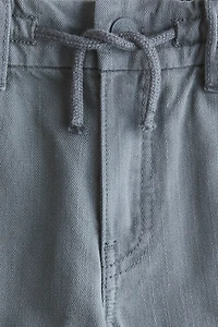 Washed Cotton Twill Pants