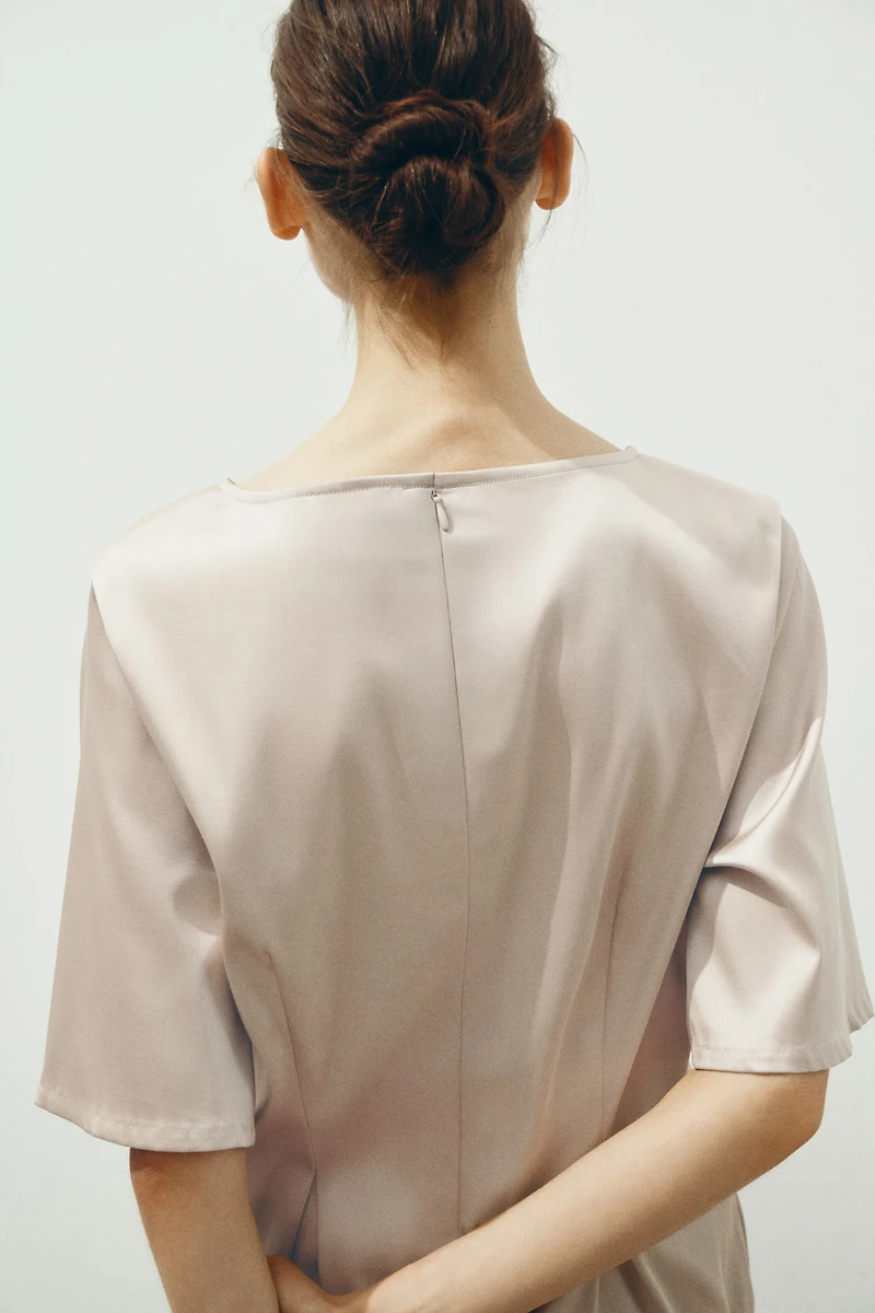 Tapered-Waist Blouse