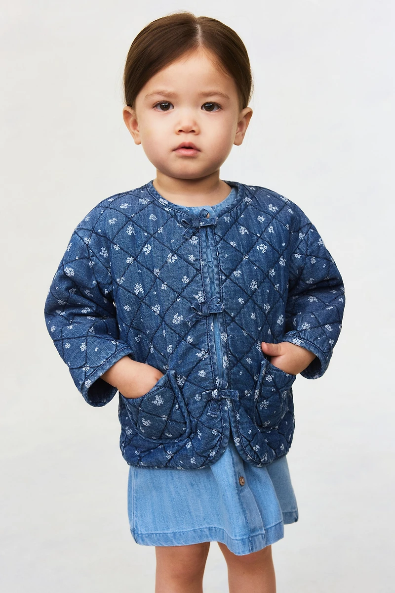 Quilted Denim Jacket