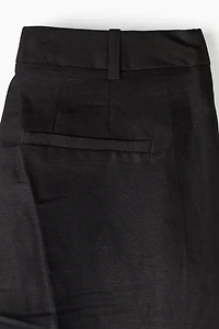 Pantalon de costume en lin mélangé