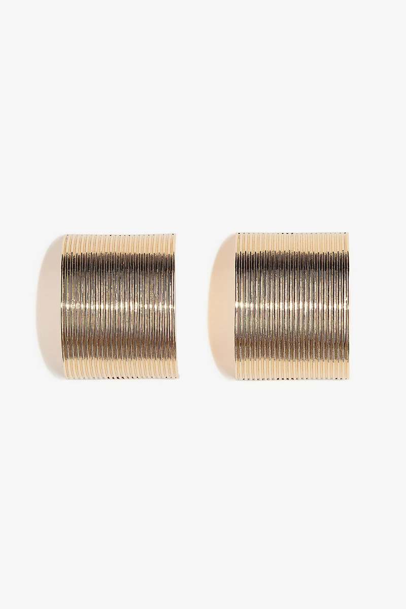 Fluted Earrings