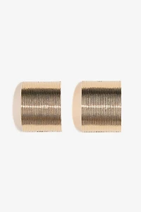 Fluted Earrings