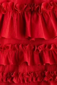 Ruffle-Trimmed Dress