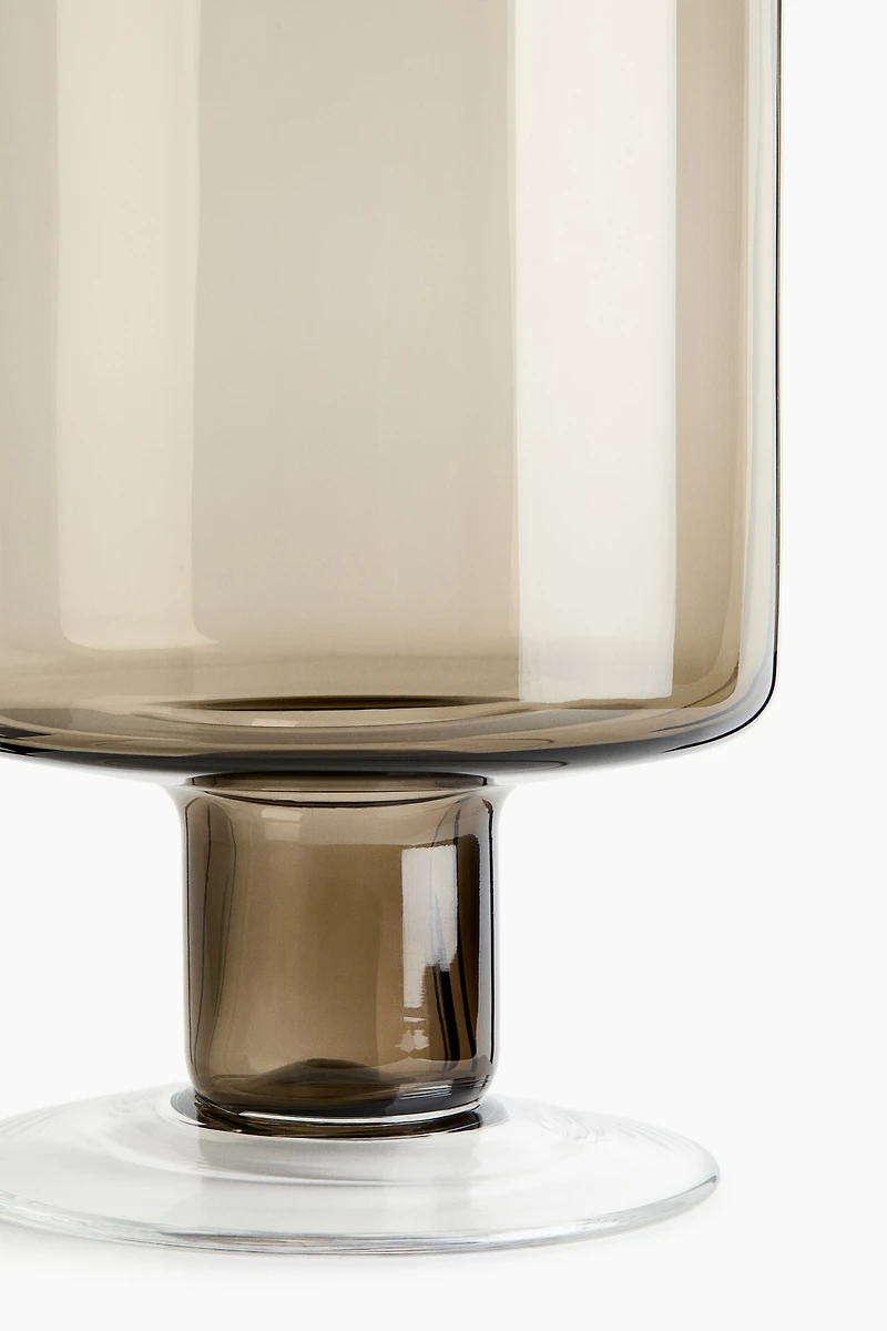 Large Tinted Glass Vase
