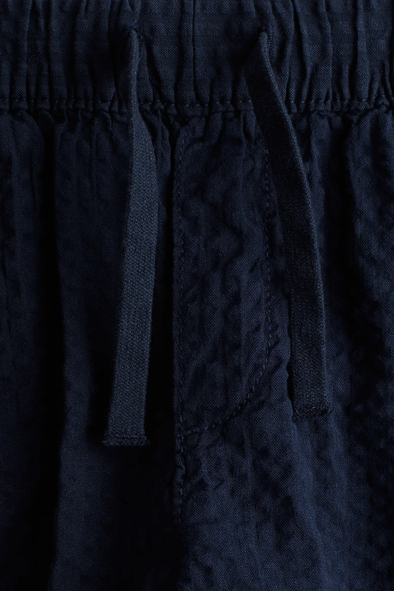 Cotton Seersucker Pants
