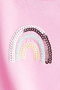 Sequined Cotton Top