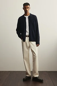 Regular Fit Fine-Knit Cardigan