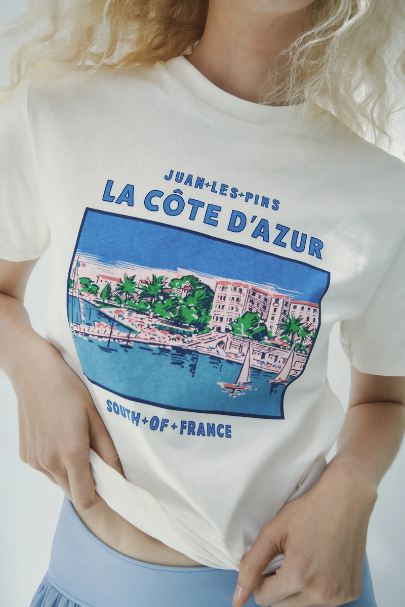 Printed Cotton T-Shirt