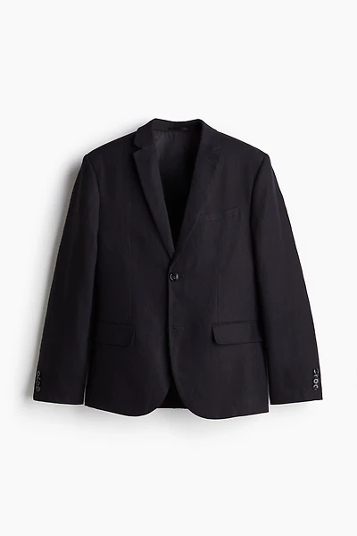 Slim-Fit Linen Jacket