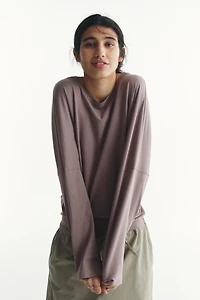 Long-Sleeved Cotton Top