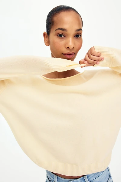 Off-the-Shoulder Sweater