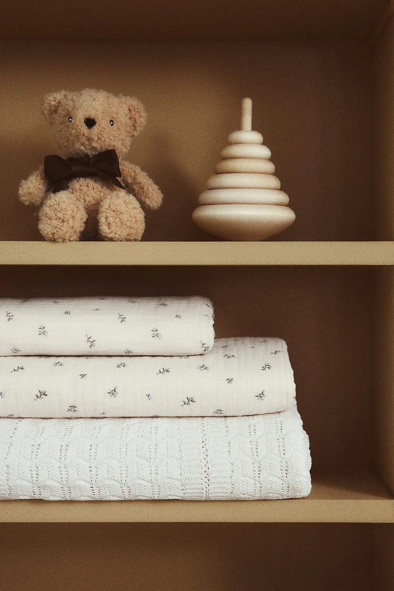 Muslin Crib Duvet Cover Set