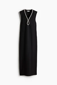 Robe avec détail à strass