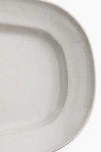 Reactive-Glaze Serving Plate