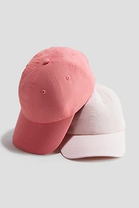 2-Pack Cotton Twill Caps