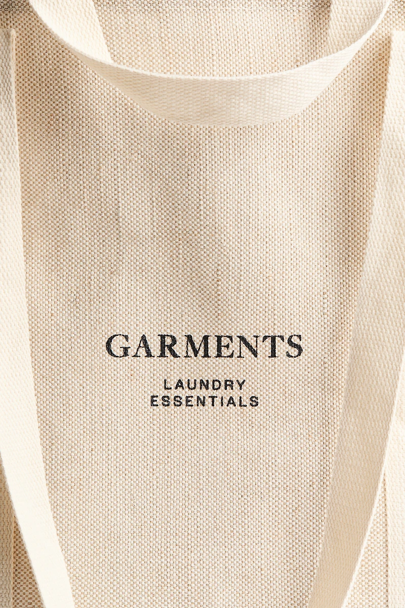 Text-Motif Laundry Hamper