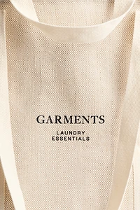 Text-Motif Laundry Hamper
